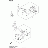 Схема узла: Поворотники для Suzuki DR650 DR650SE