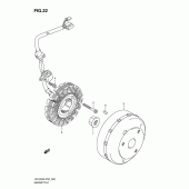 Схема узла: Статор & Ротор для Suzuki UX125 Sixteen