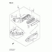Схема узла: Воздушный фильтр для Suzuki UH125 Burgman