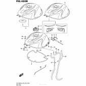 Схема вузла: Паливний бак (Gsx-R600L6 E28) для Suzuki GSX-R600