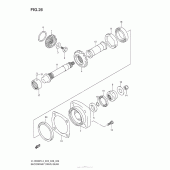 Схема узла: Вторичная передача для Suzuki VL1500 Boulevard C90T B.O.S.S