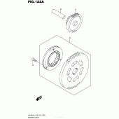 Схема вузла: Привід стартера для Suzuki UH200 Burgman