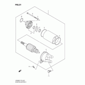Схема узла: Стартер электрический для Suzuki UH200 Burgman