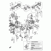 Схема вузла: Електропроводка (An650ak5 imobi) для Suzuki AN650 Burgman (EU analogue of SkyWave)