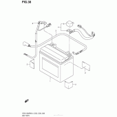 Схема вузла: Акумулятор (Gsx1300Ral4 E28) для Suzuki GSX1300 Hayabusa