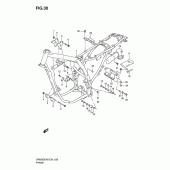 Схема вузла: Рама для Suzuki DR650 DR650SE