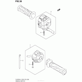 Схема узла: Пульт управления рулевой для Suzuki DL650 V-Strom
