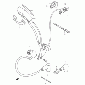 Схема вузла: Електроустаткування для Suzuki RM250