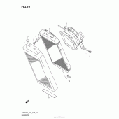 Схема вузла: Радіатор для Suzuki VZ800 Boulevard M50