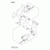 Схема узла: Поворотники для Suzuki GZ250 Marauder