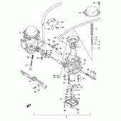Схема узла: Карбюратор (Gs500k3/uk3) для Suzuki GS500