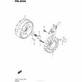 Схема узла: Статор & Ротор для Suzuki SV650