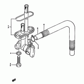 Схема вузла: Паливний кран для Suzuki DR350