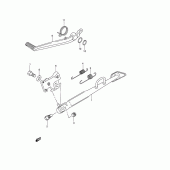 Схема вузла: Підставка для Suzuki DL650 V-Strom