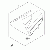 Схема вузла: Заглушка сидіння пасажира (Gsx-r750k5/u2k5) для Suzuki GSX-R750