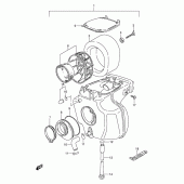 Схема узла: Воздушный фильтр для Suzuki DR200 DR200SE