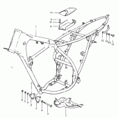 Схема узла: Рама для Suzuki TS125