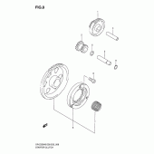Схема узла: Привод стартера для Suzuki DR-Z250