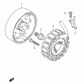 Схема вузла: Генератор (Model k1) для Suzuki GSX-R600