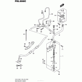Схема вузла: Задні гальмівні циліндри (Gsx-S1000Al7 E28) для Suzuki GSX-S1000
