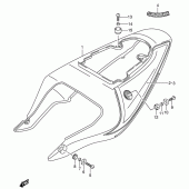 Схема вузла: Бічні панелі (Gsx-r600zk3) для Suzuki GSX-R600