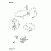 Схема вузла: Електроустаткування для Suzuki AN400 Burgman (EU analogue of SkyWave)