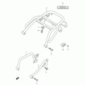 Схема вузла: Grip - carrier (Model y) для Suzuki DR650 DR650SE