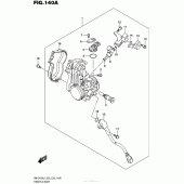 Схема вузла: Дросельна заслінка для Suzuki RM-Z450