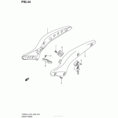 Схема узла: Кронштейн заднего крыла для Suzuki VZ800 Boulevard M50