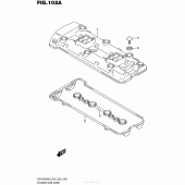 Схема узла: Клапанная крышка для Suzuki GSX1300 Hayabusa