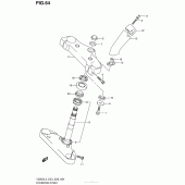 Схема узла: Рулевая траверса для Suzuki VZ800 Boulevard M50