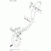 Схема узла: Выхлопная система для Suzuki DR-Z400 DR-Z400SM