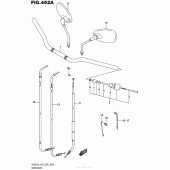 Схема вузла: Кермо & Тросики для Suzuki VZ800 Boulevard M50