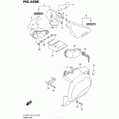 Схема вузла: Бічні панелі (Vl1500Tl7 E03) для Suzuki VL1500 Boulevard C90T BOSS