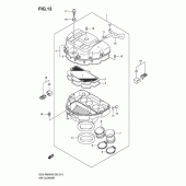 Схема узла: Воздушный фильтр для Suzuki GSX-R600