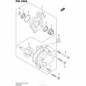 Схема вузла: Водяний насос Suzuki UH200 Burgman
