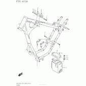 Схема вузла: Рама для Suzuki LS650 Boulevard S40