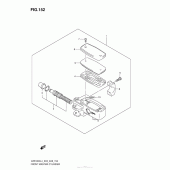 Схема узла: Передний тормозной цилиндр (Vzr1800L4 E33) для Suzuki VZR1800 Boulevard M109R