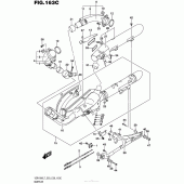 Схема вузла: Вихлопна система (Vzr1800Bzl7 E28) для Suzuki VZR1800 Boulevard M109R BOSS
