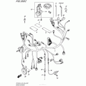 Схема вузла: Wiring Harness (Sfv650L5 E33) для Suzuki SFV650 Gladius