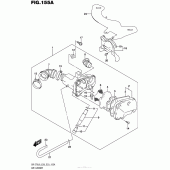 Схема узла: Воздушный фильтр для Suzuki DR-Z70