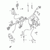 Схема вузла: Електропроводка (Model s) для Suzuki DR800
