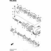 Схема вузла: Трансмісія для Suzuki LS650 Boulevard S40