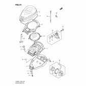 Схема узла: Спидометр (Vl800cl1 e19) для Suzuki VL800 Intruder C800/ Boulevard C50