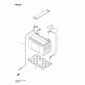 Схема вузла: Акумулятор (Gsf650l2 e21) для Suzuki GSF650 Bandit S
