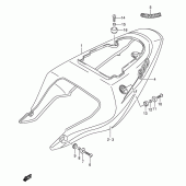Схема вузла: Бічні панелі (Model k2) для Suzuki GSX-R600