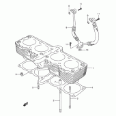 Схема узла: Цилиндр для Suzuki GSX750 Katana