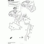 Схема узла: Топливный бак (Gsx-R1000L6 E03) для Suzuki GSX-R1000