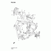 Схема вузла: Рама (Model k9/l0) для Suzuki VL800 Intruder C800C/Boulevard C50C