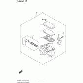 Схема вузла: Передній гальмівний циліндр Suzuki VZ1500 Boulevard M90